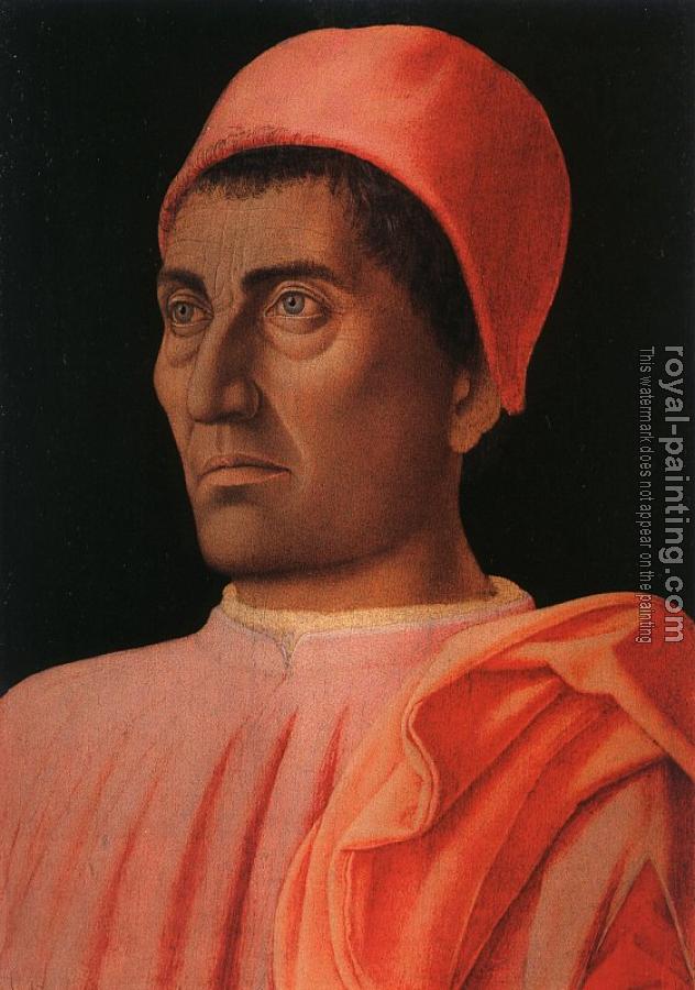 Andrea Mantegna : Portrait of the Protonary Carlo de Medici